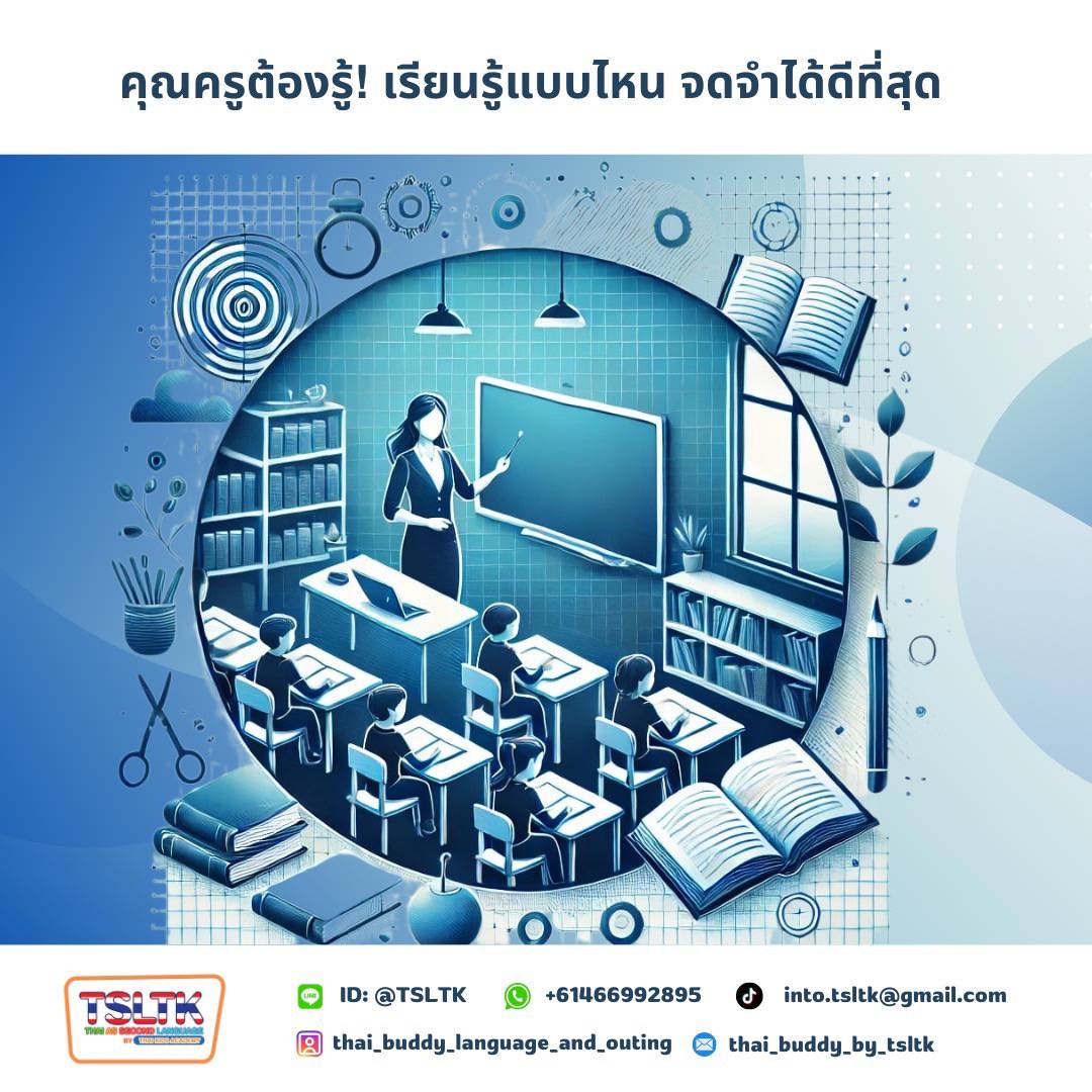 คุณครูต้องรู้! เรียนรู้แบบไหน จดจำได้ดีที่สุด - Thai Buddy by TSLTK ...